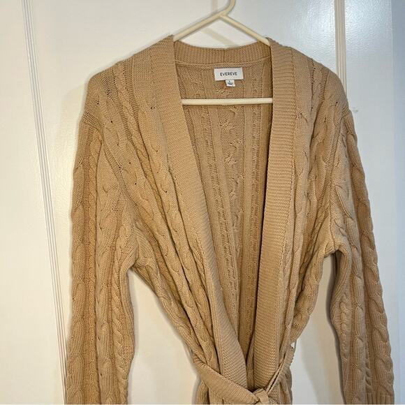 Evereve Cable Knit Cardigan Sweater - Picture 9 of 12
